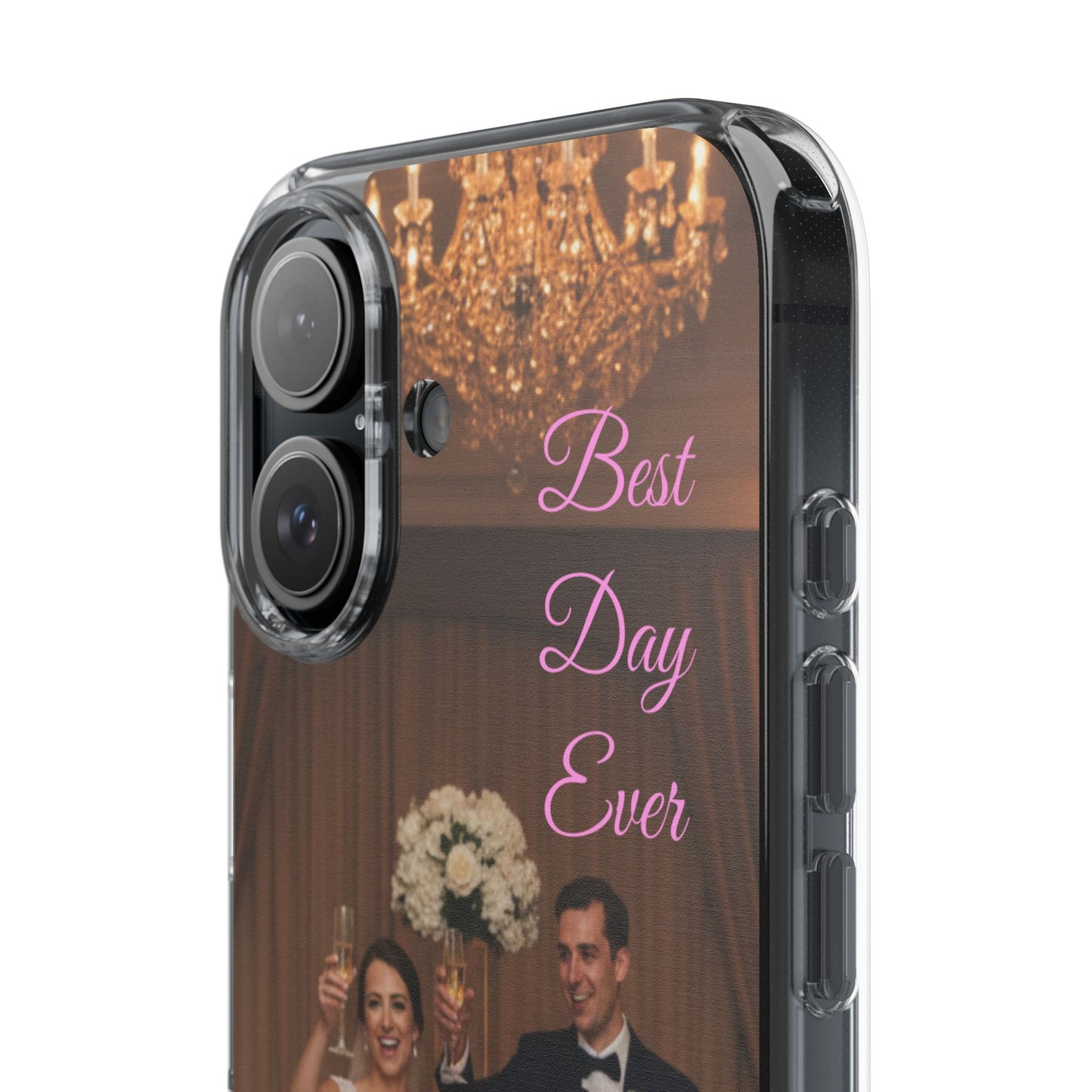 Personalized Clear Impact-Resistant Phone Case — Custom Photo & Message - Ramshackle Shack