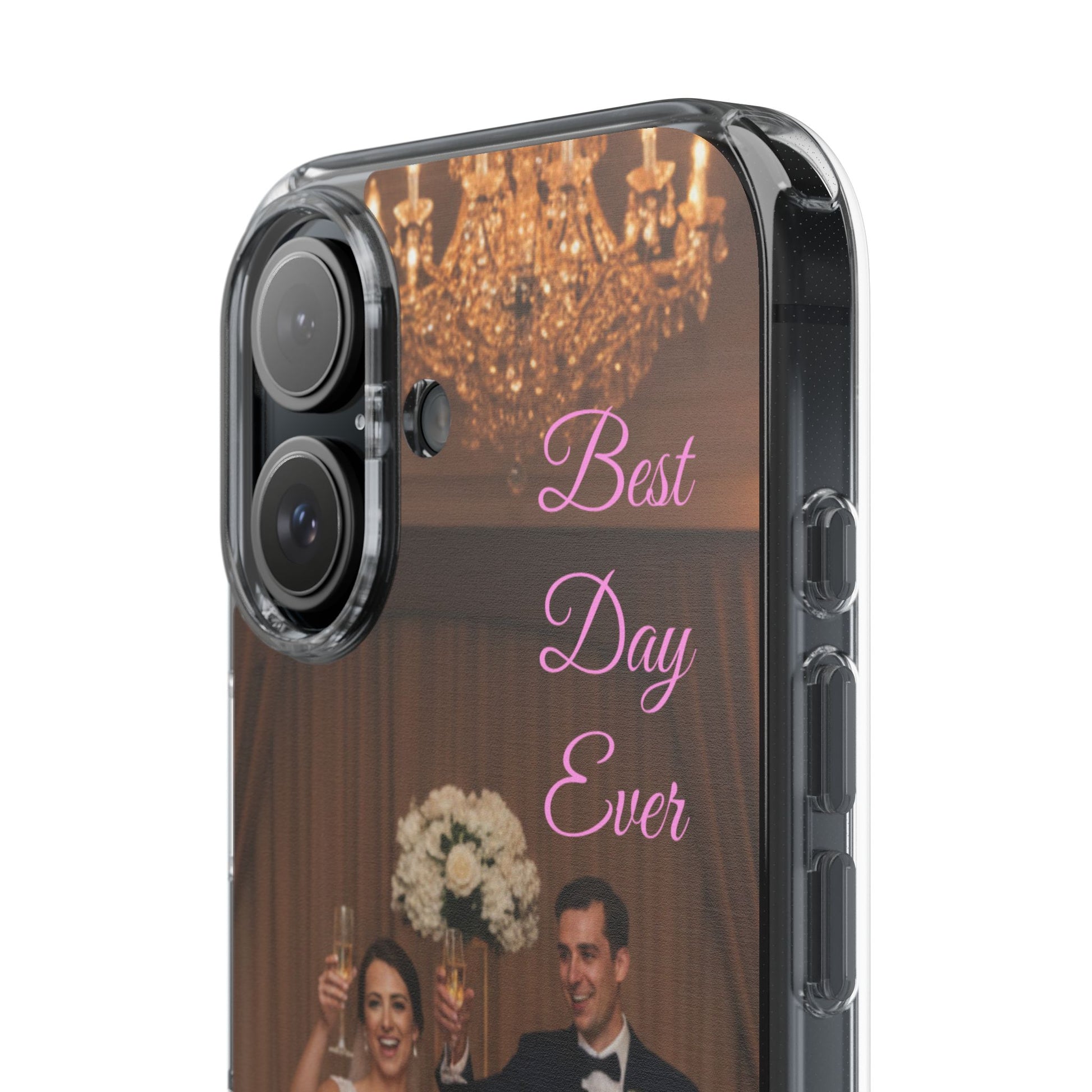 Personalized Clear Impact-Resistant Phone Case — Custom Photo & Message - Ramshackle Shack