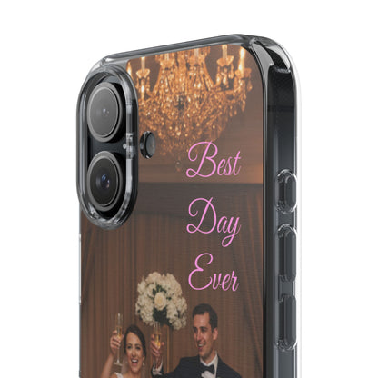 Personalized Clear Impact-Resistant Phone Case — Custom Photo & Message - Ramshackle Shack