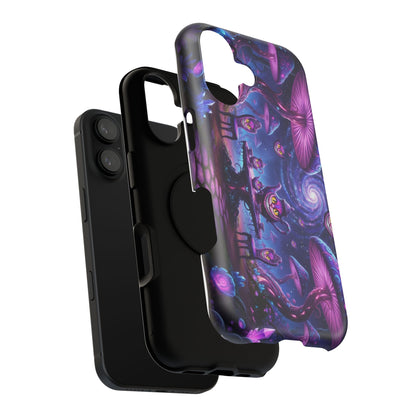 Psychedelic Mushroom Galaxy Phone Case — Impact-Resistant - Ramshackle Shack