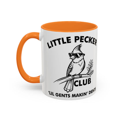 Funny 'Little Pecker Club' Coffee Mug — 11oz/15oz Ceramic Novelty Cup - Ramshackle Shack