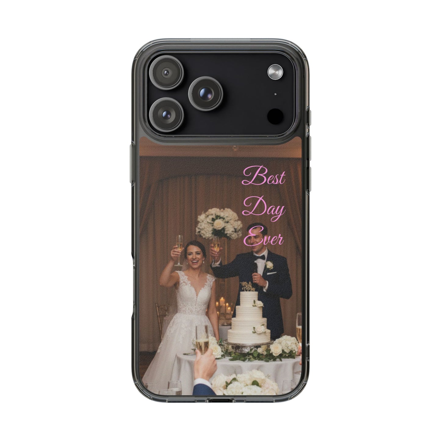 Personalized Clear Impact-Resistant Phone Case — Custom Photo & Message - Ramshackle Shack