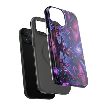 Psychedelic Mushroom Galaxy Phone Case — Impact-Resistant - Ramshackle Shack