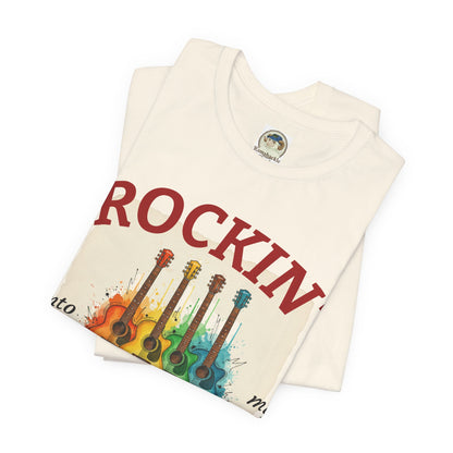 Watercolor Rainbow Guitars T Shirt  Acoustic Guitar Art Tee - Ramshackle Shack