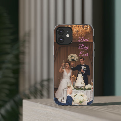 Personalized Clear Impact-Resistant Phone Case — Custom Photo & Message - Ramshackle Shack