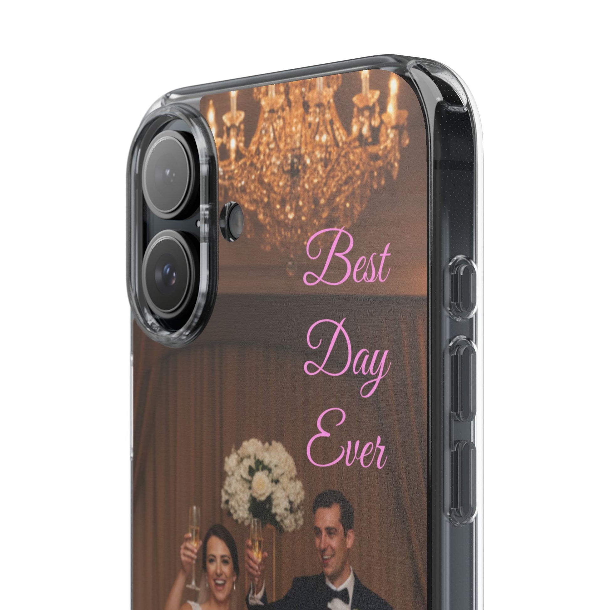 Personalized Clear Impact-Resistant Phone Case — Custom Photo & Message - Ramshackle Shack