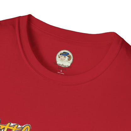 Excavator A Little Dirt Never Hurt TShirt  Custom Business Name & Logo Back - Ramshackle Shack