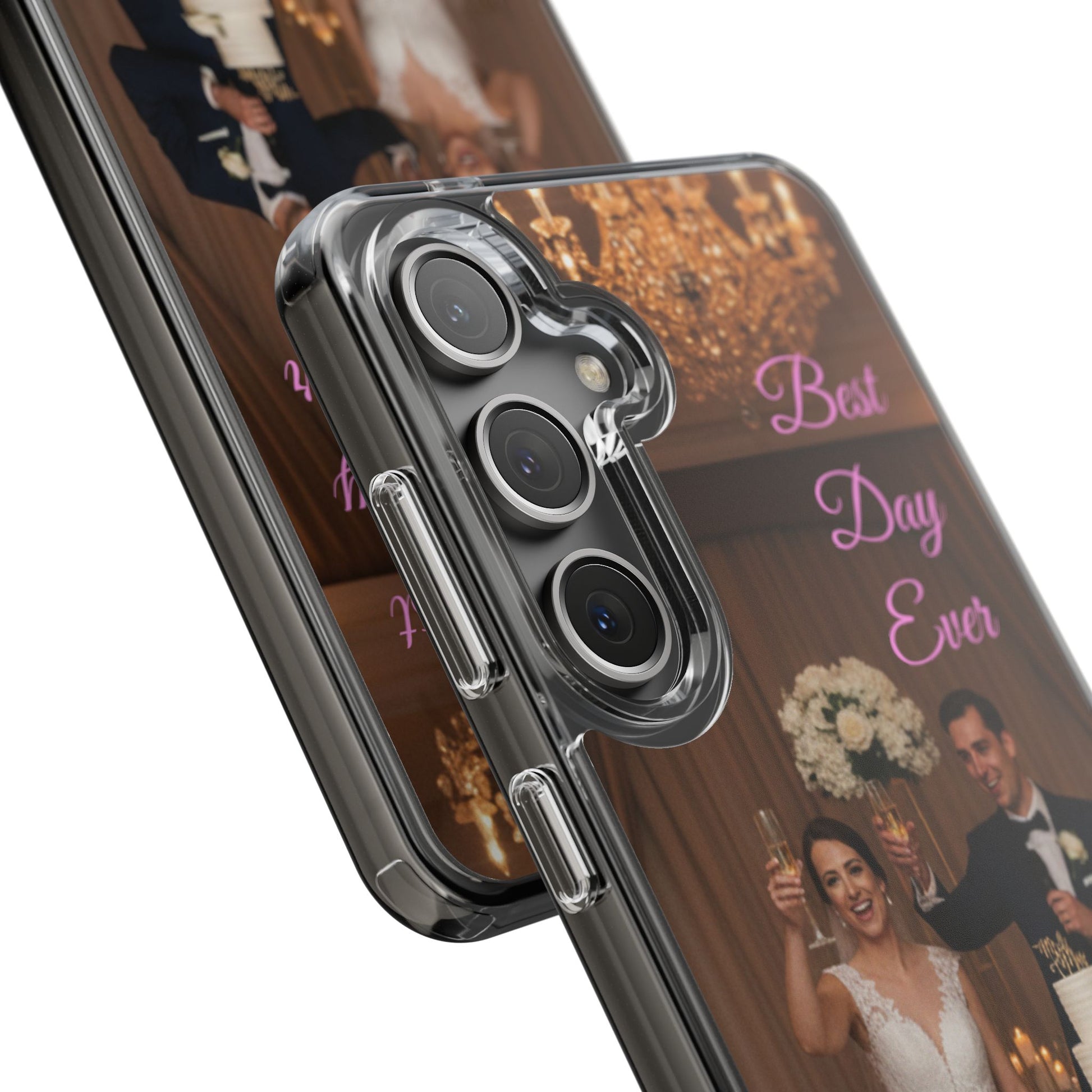 Personalized Clear Impact-Resistant Phone Case — Custom Photo & Message - Ramshackle Shack