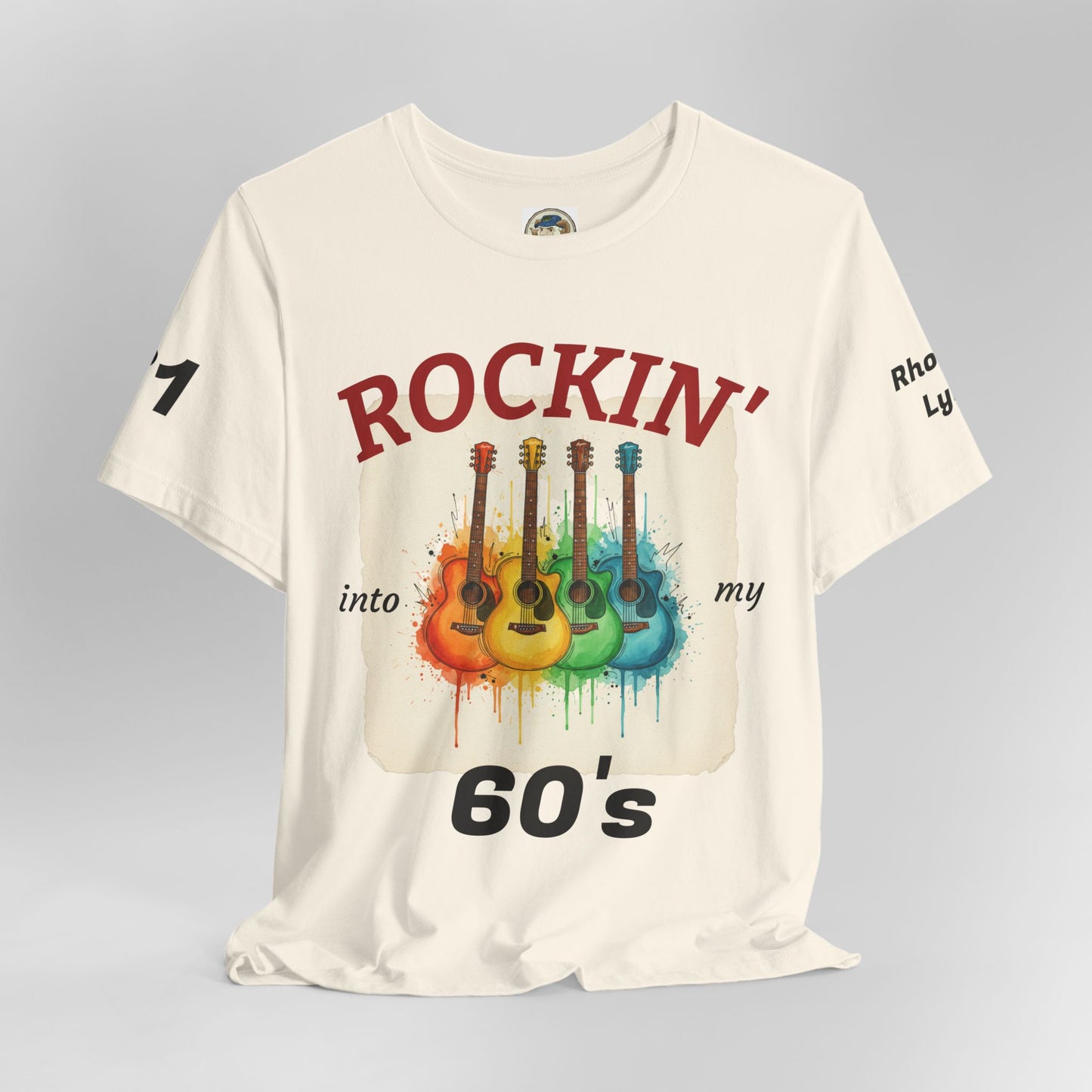 Watercolor Rainbow Guitars T Shirt  Acoustic Guitar Art Tee - Ramshackle Shack