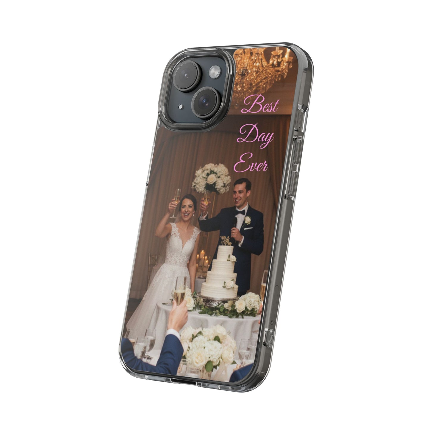 Personalized Clear Impact-Resistant Phone Case — Custom Photo & Message - Ramshackle Shack