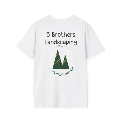 Excavator A Little Dirt Never Hurt TShirt  Custom Business Name & Logo Back - Ramshackle Shack