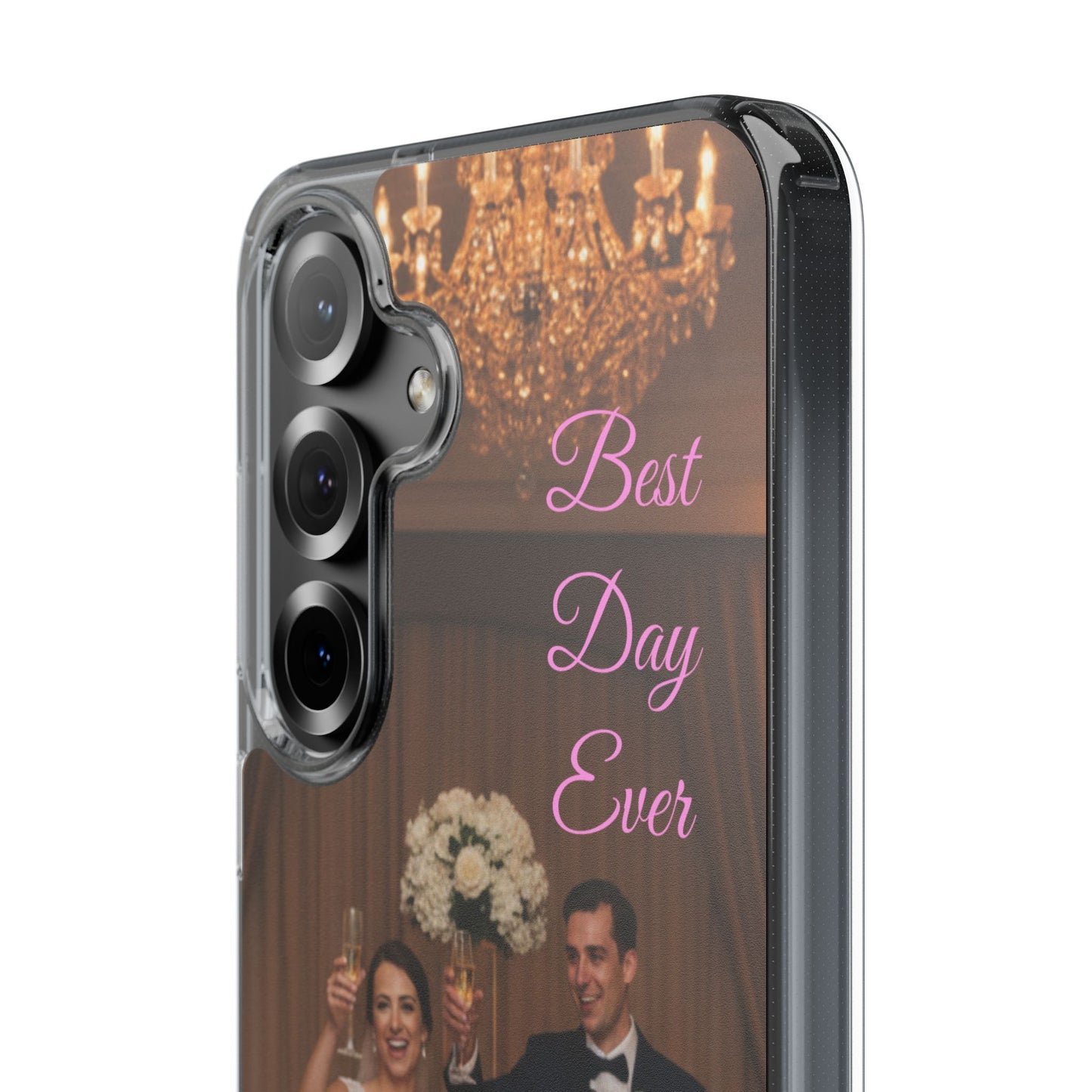 Personalized Clear Impact-Resistant Phone Case — Custom Photo & Message - Ramshackle Shack