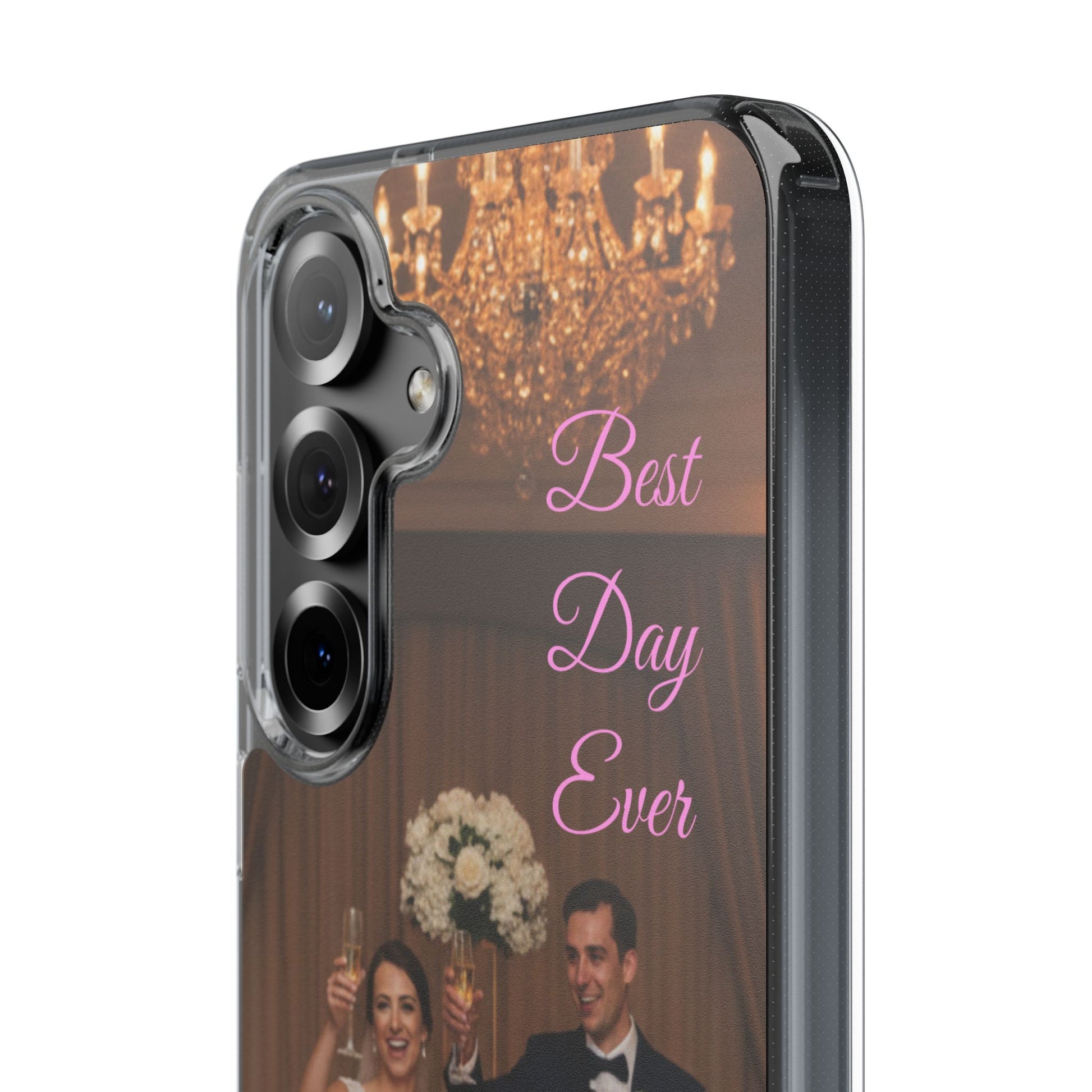 Personalized Clear Impact-Resistant Phone Case — Custom Photo & Message - Ramshackle Shack