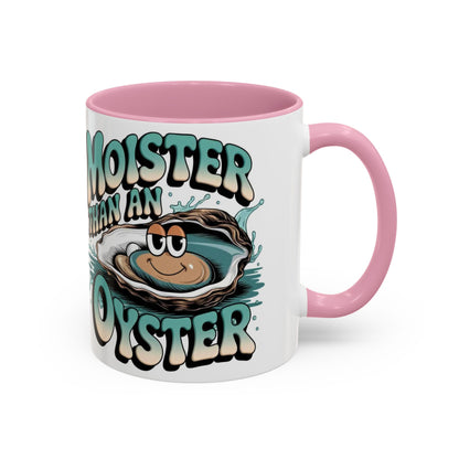 Moister Than An Oyster Coffee Mug — Funny Retro Oyster Seafood Gift (11oz, 15oz) - Ramshackle Shack