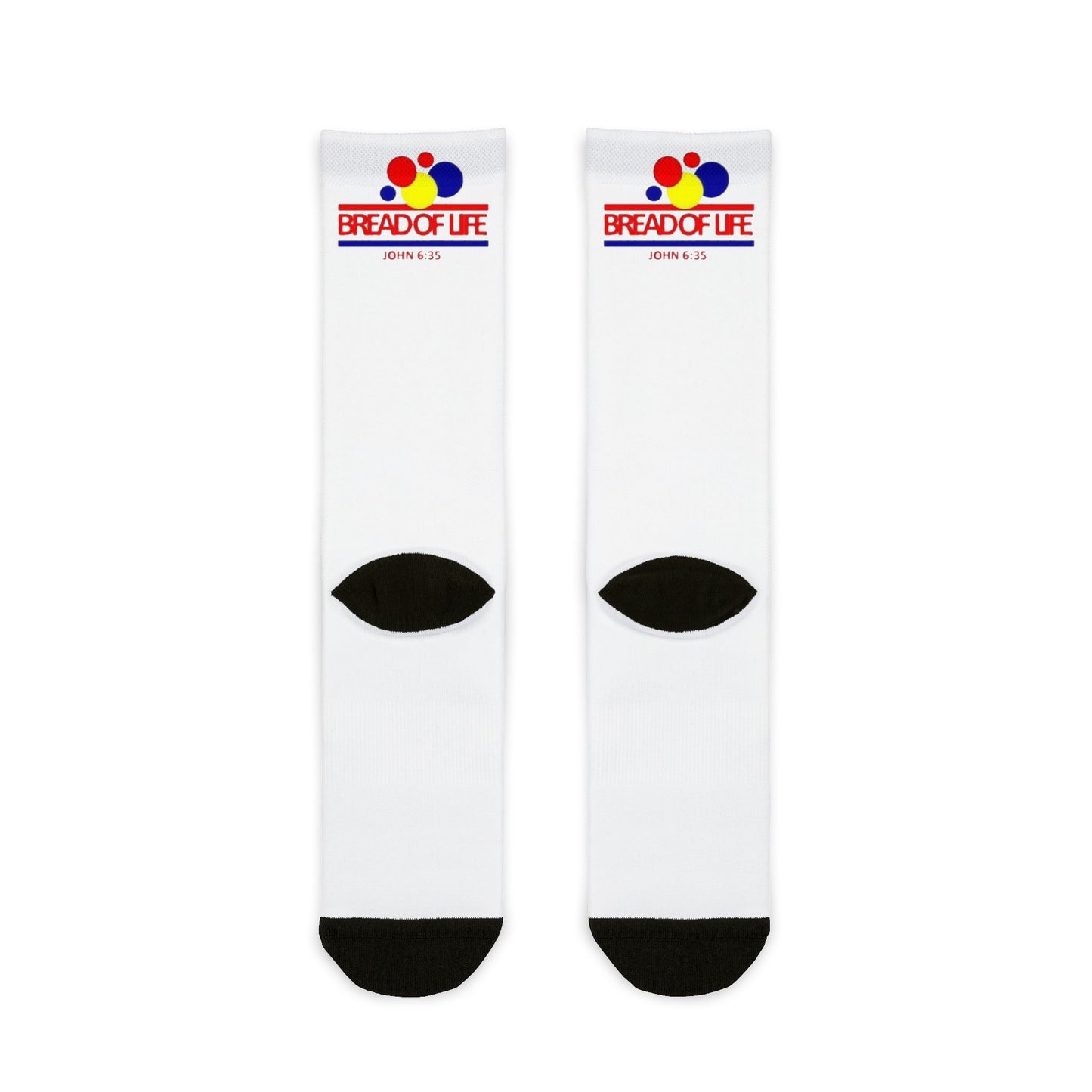 Retro look 'Bread of Life' Crew Socks - Ramshackle Shack