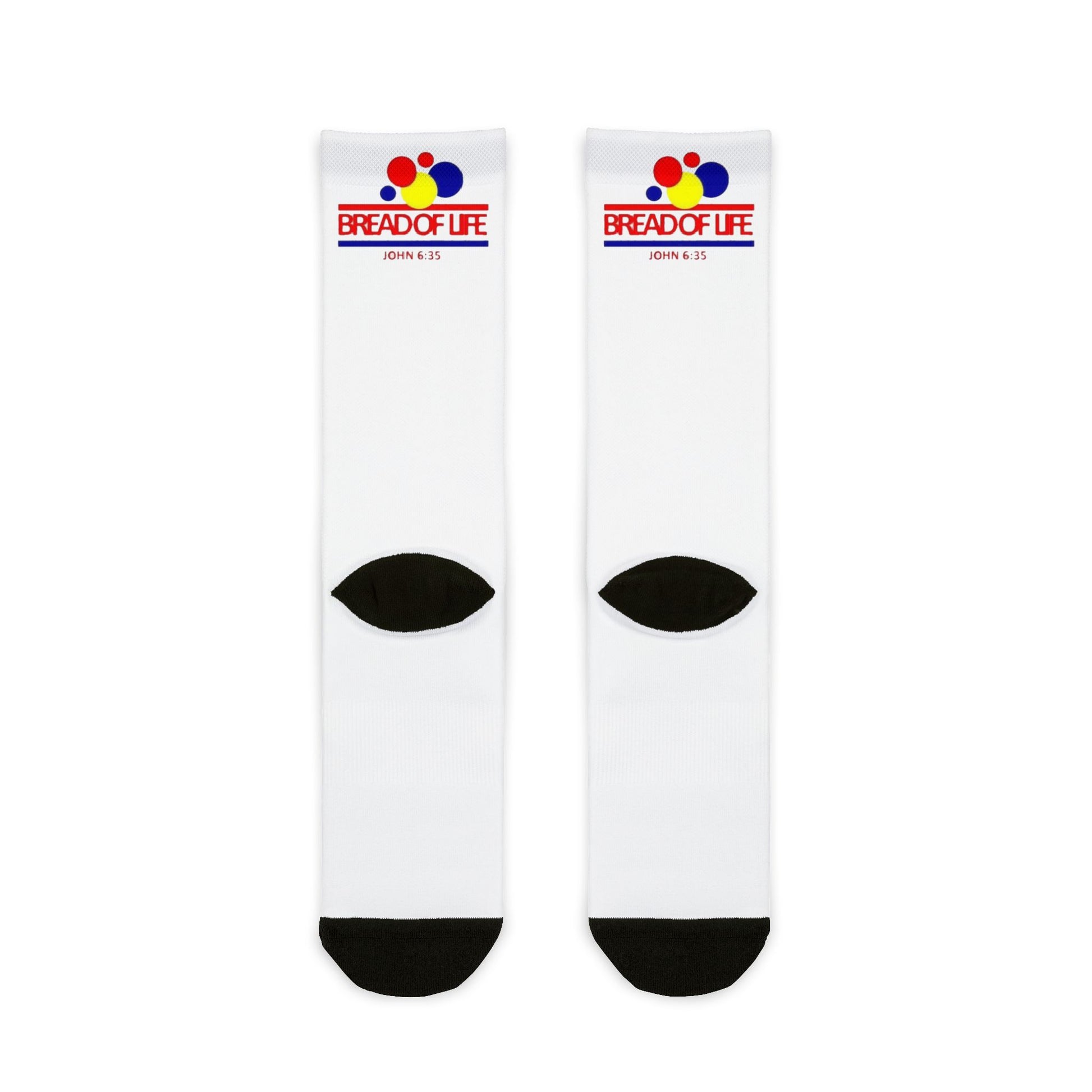 Retro look 'Bread of Life' Crew Socks - Ramshackle Shack