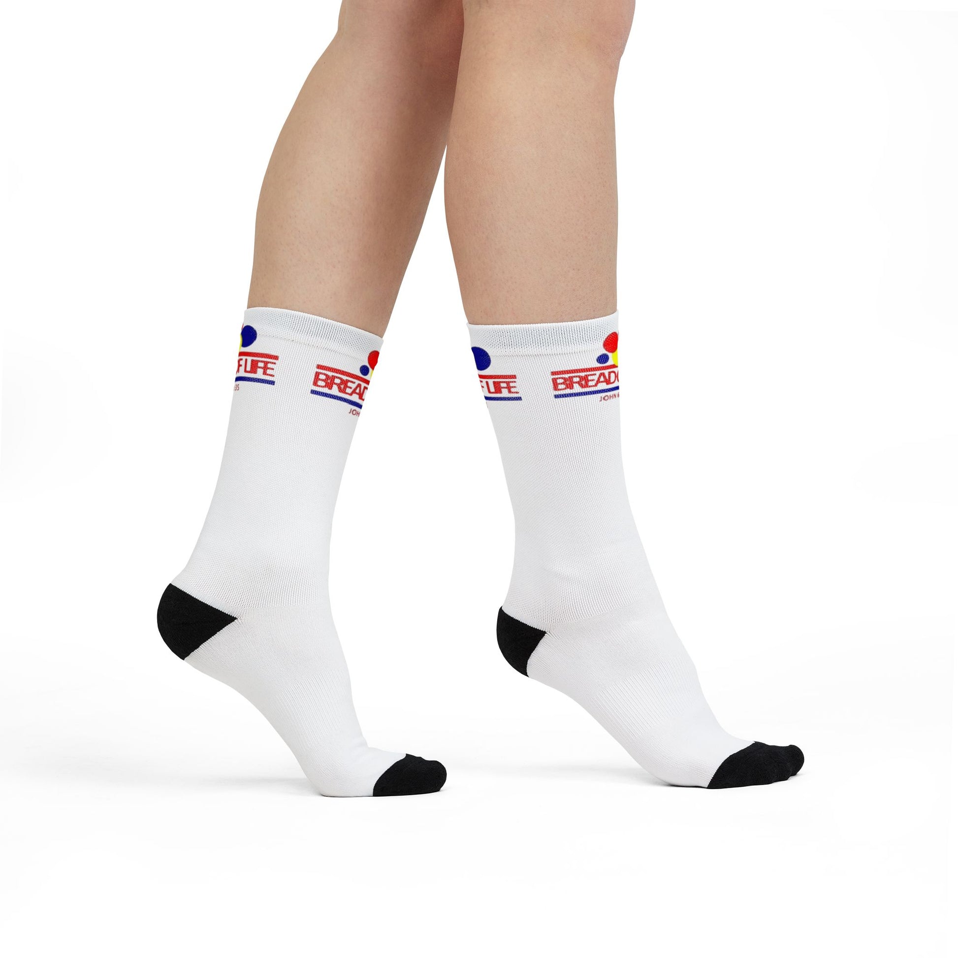 Retro look 'Bread of Life' Crew Socks - Ramshackle Shack