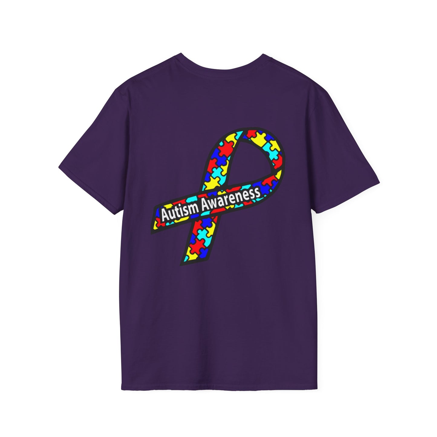 Autism Awareness T-Shirt — Live Love Accept Rainbow Puzzle Ribbon - Ramshackle Shack