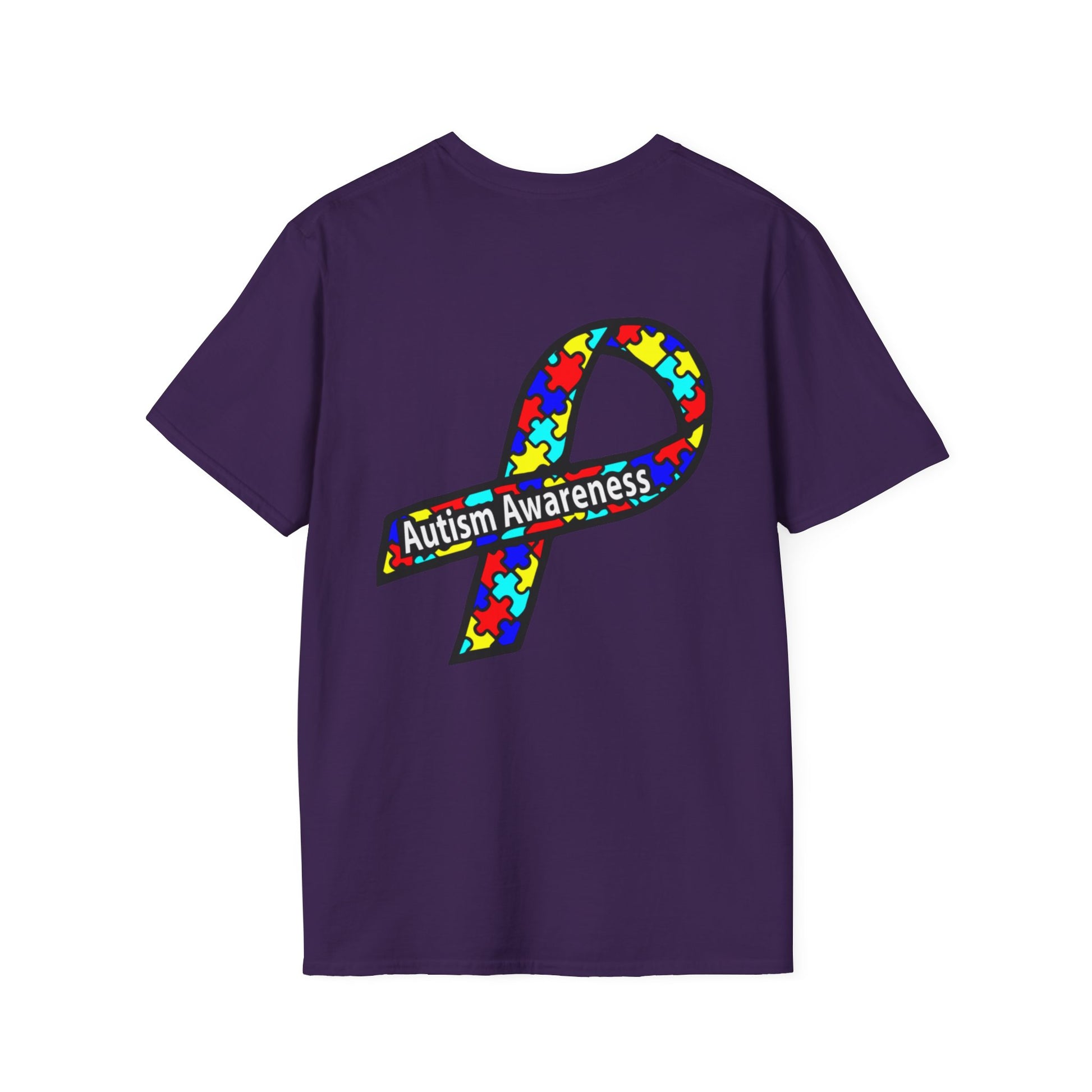 Autism Awareness T-Shirt — Live Love Accept Rainbow Puzzle Ribbon - Ramshackle Shack