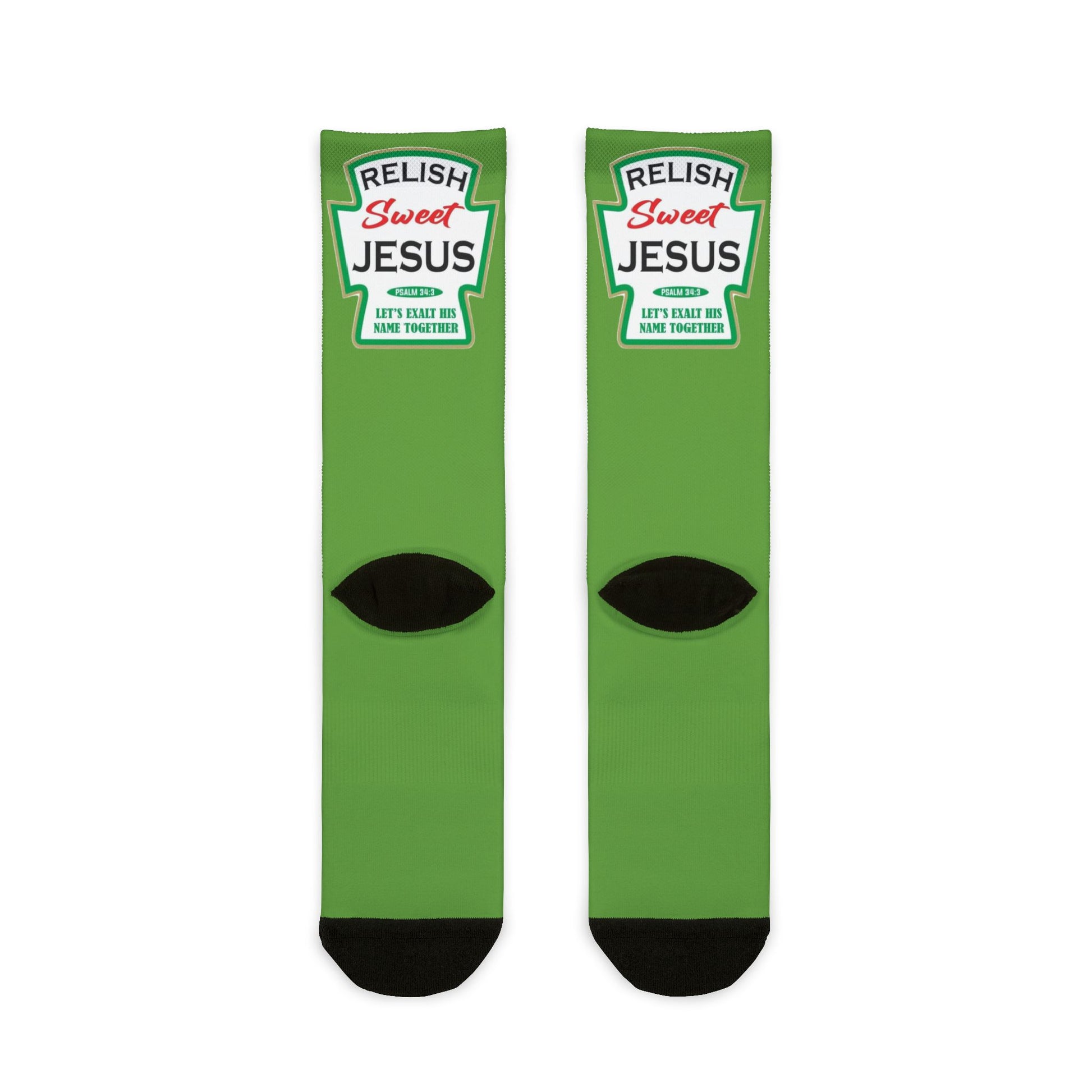 Relish Sweet Jesus Ketchup Bottle Crew Socks - Ramshackle Shack