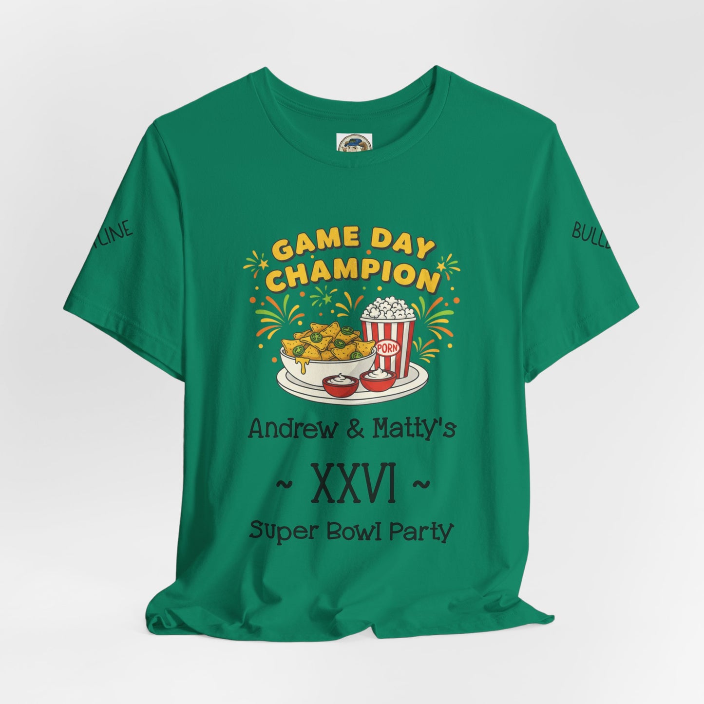 Game Day Champion Tee | Super Bowl Party, Game Day Humor - Ramshackle Shack