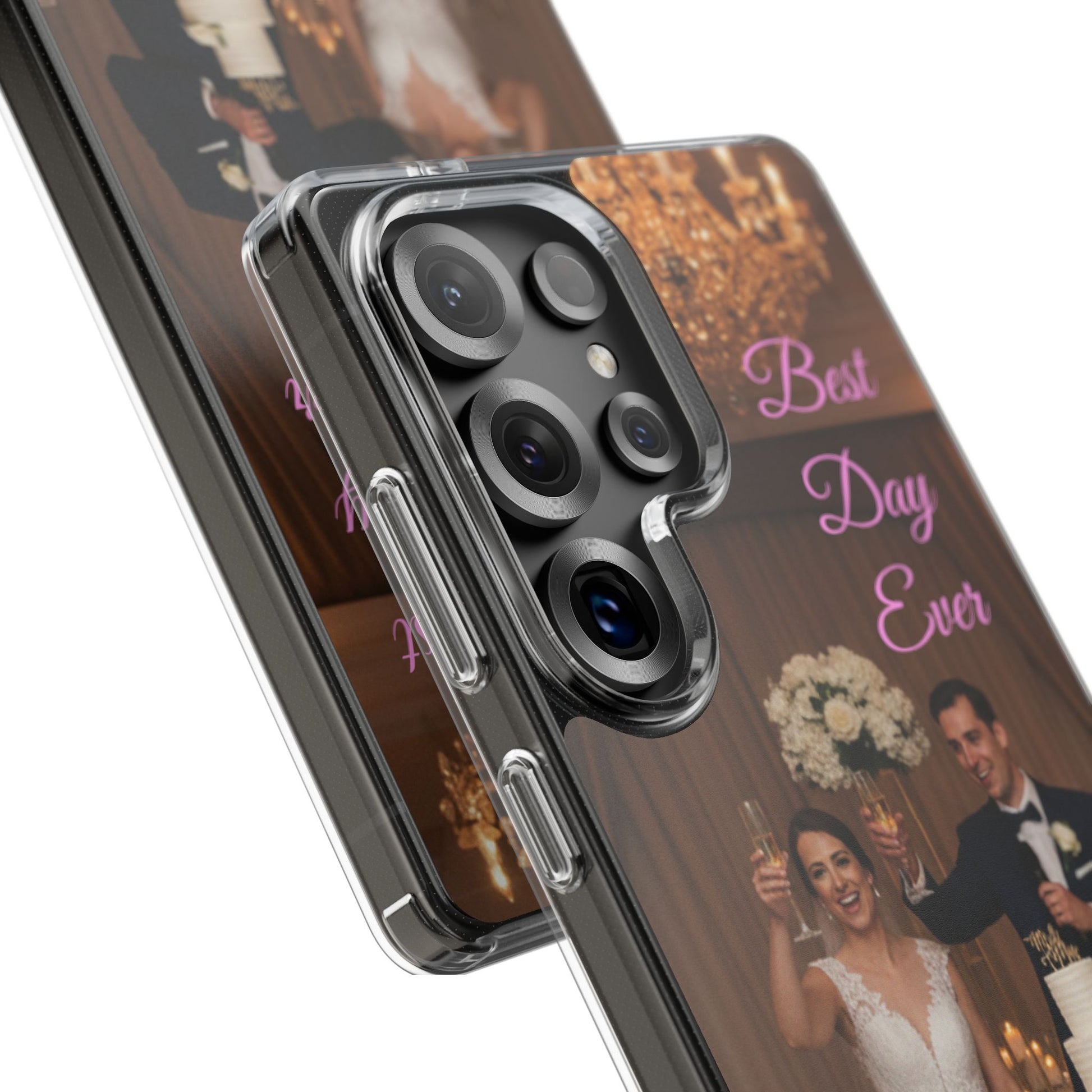 Personalized Clear Impact-Resistant Phone Case — Custom Photo & Message - Ramshackle Shack