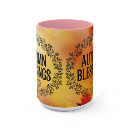 Mug - Autumn Blessings Coffee Cup for Fall Season - Ramshackle Shack