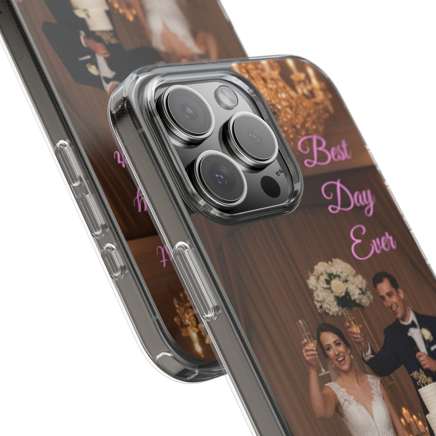 Personalized Clear Impact-Resistant Phone Case — Custom Photo & Message - Ramshackle Shack