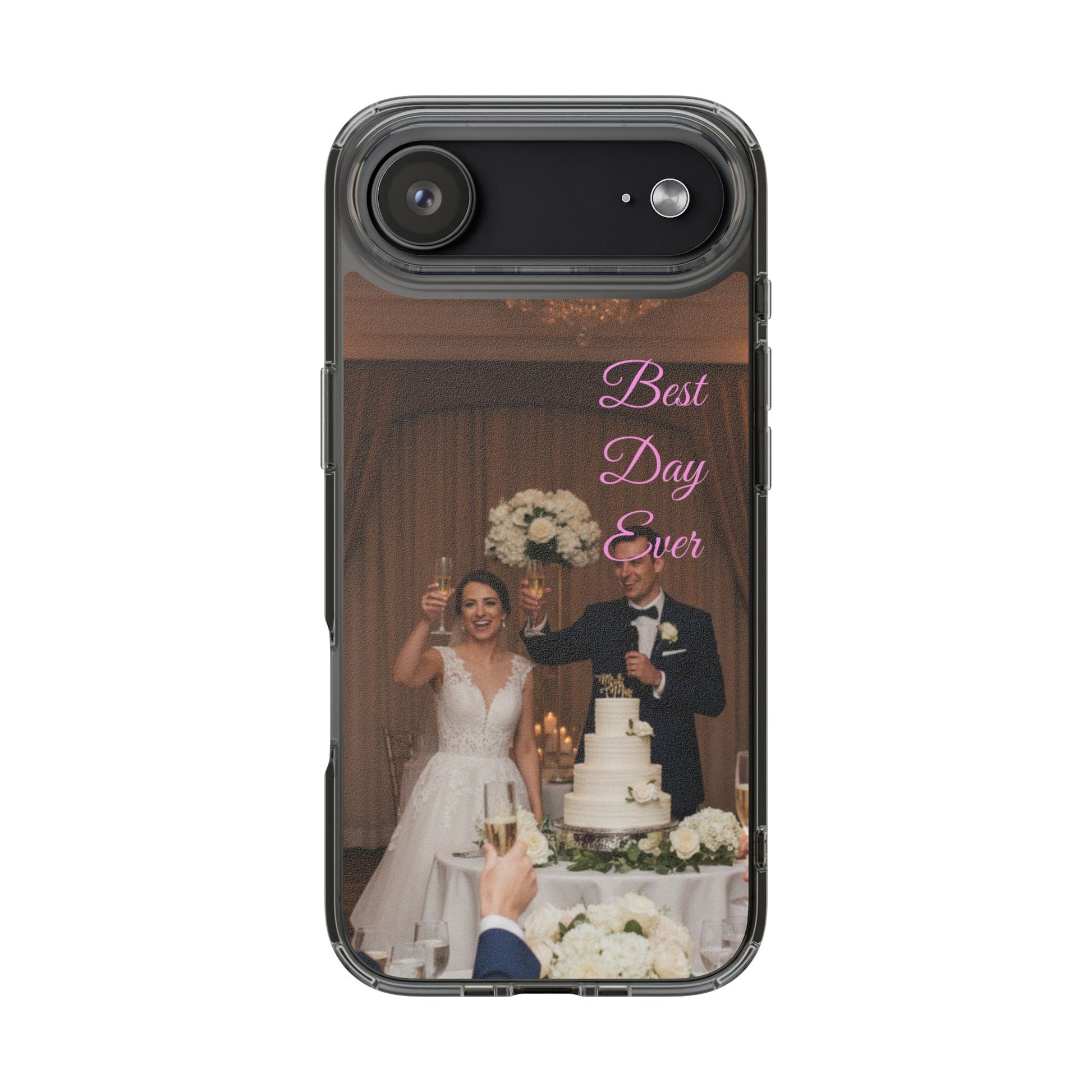 Personalized Clear Impact-Resistant Phone Case — Custom Photo & Message - Ramshackle Shack