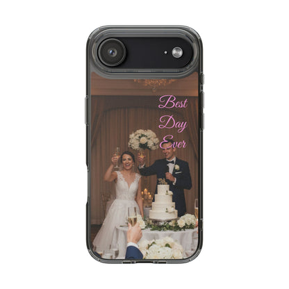 Personalized Clear Impact-Resistant Phone Case — Custom Photo & Message - Ramshackle Shack