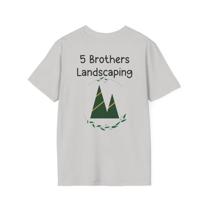 Excavator A Little Dirt Never Hurt TShirt  Custom Business Name & Logo Back - Ramshackle Shack