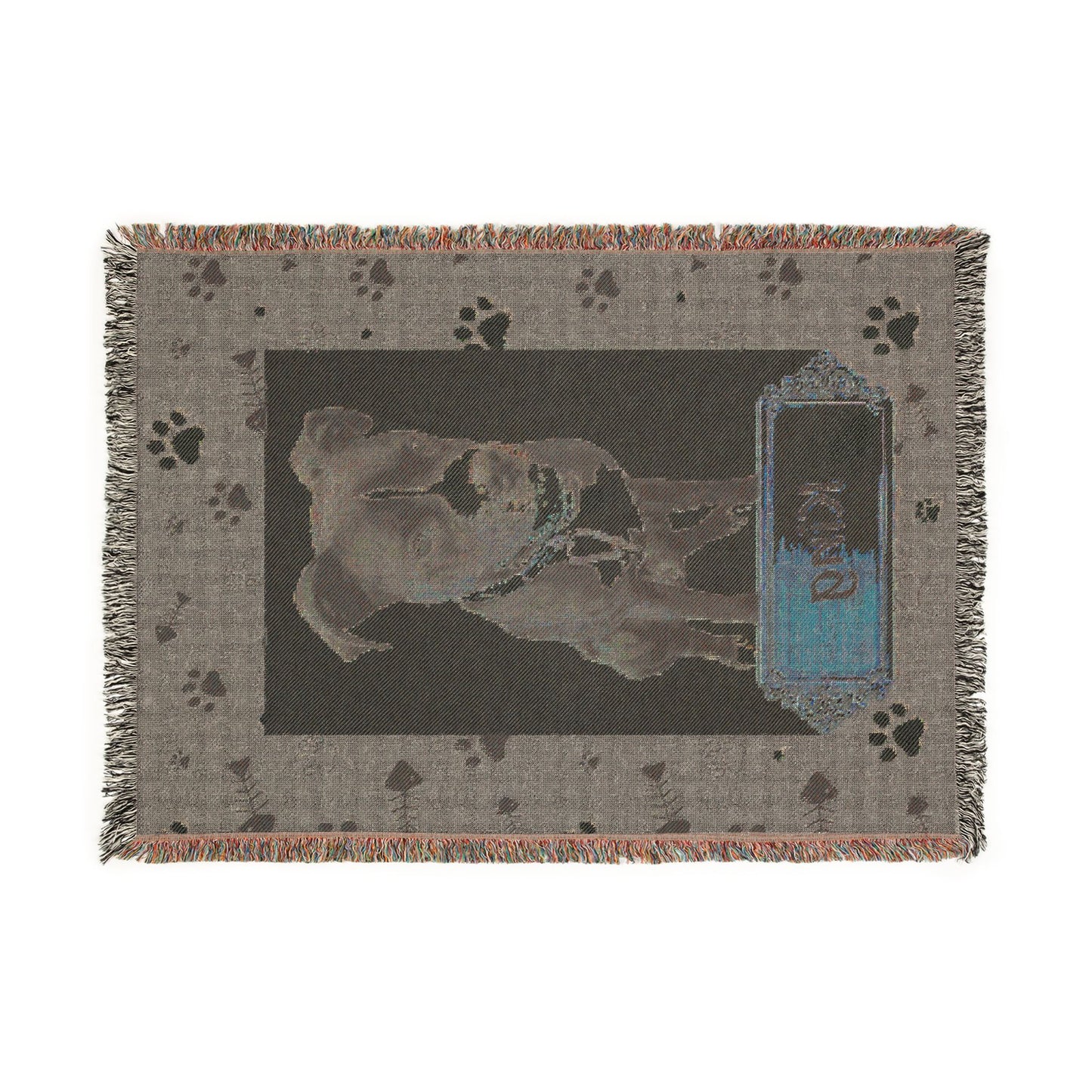 Pet Photo Personalized Woven Blanket - Ramshackle Shack