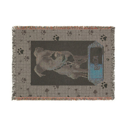 Pet Photo Personalized Woven Blanket - Ramshackle Shack