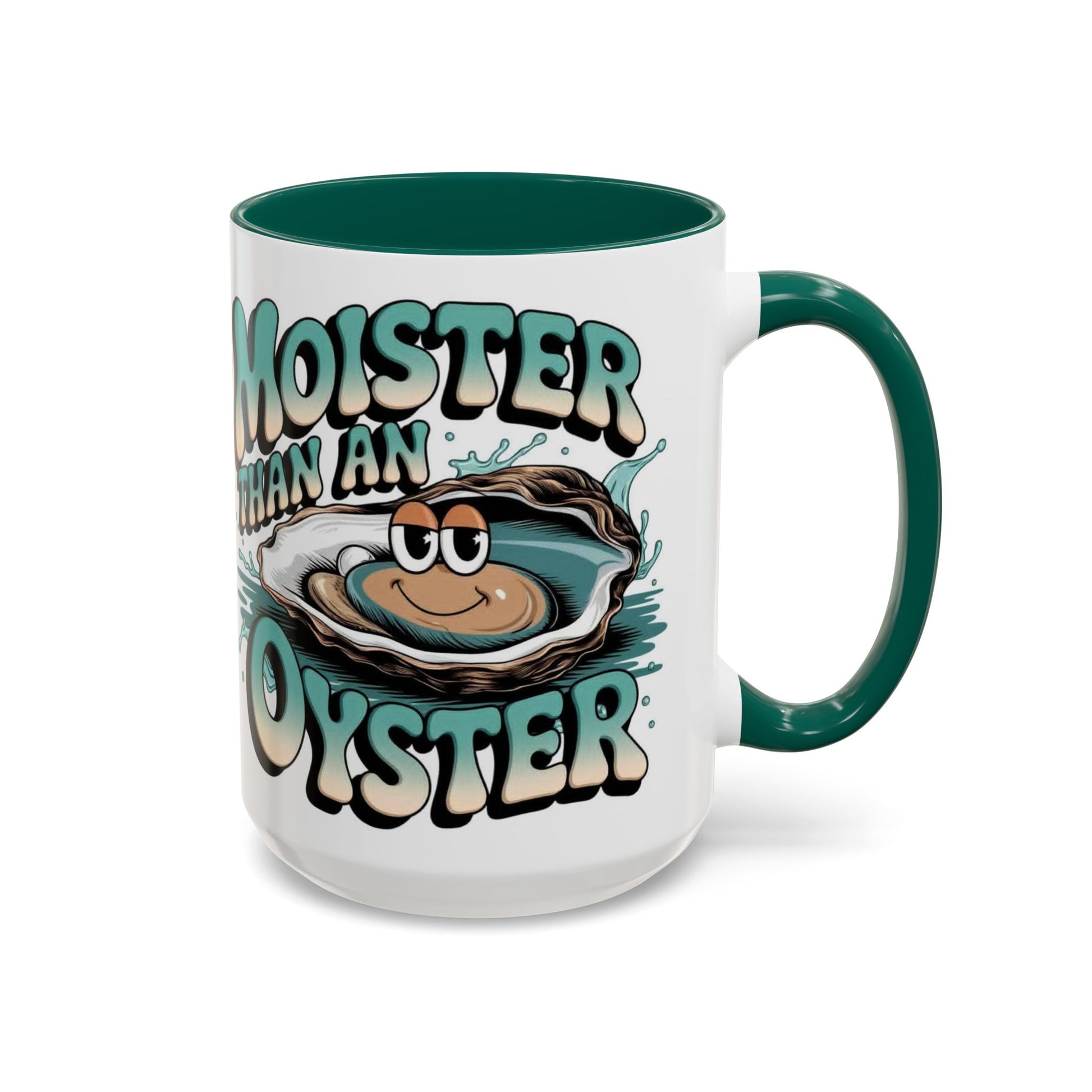 Moister Than An Oyster Coffee Mug — Funny Retro Oyster Seafood Gift (11oz, 15oz) - Ramshackle Shack