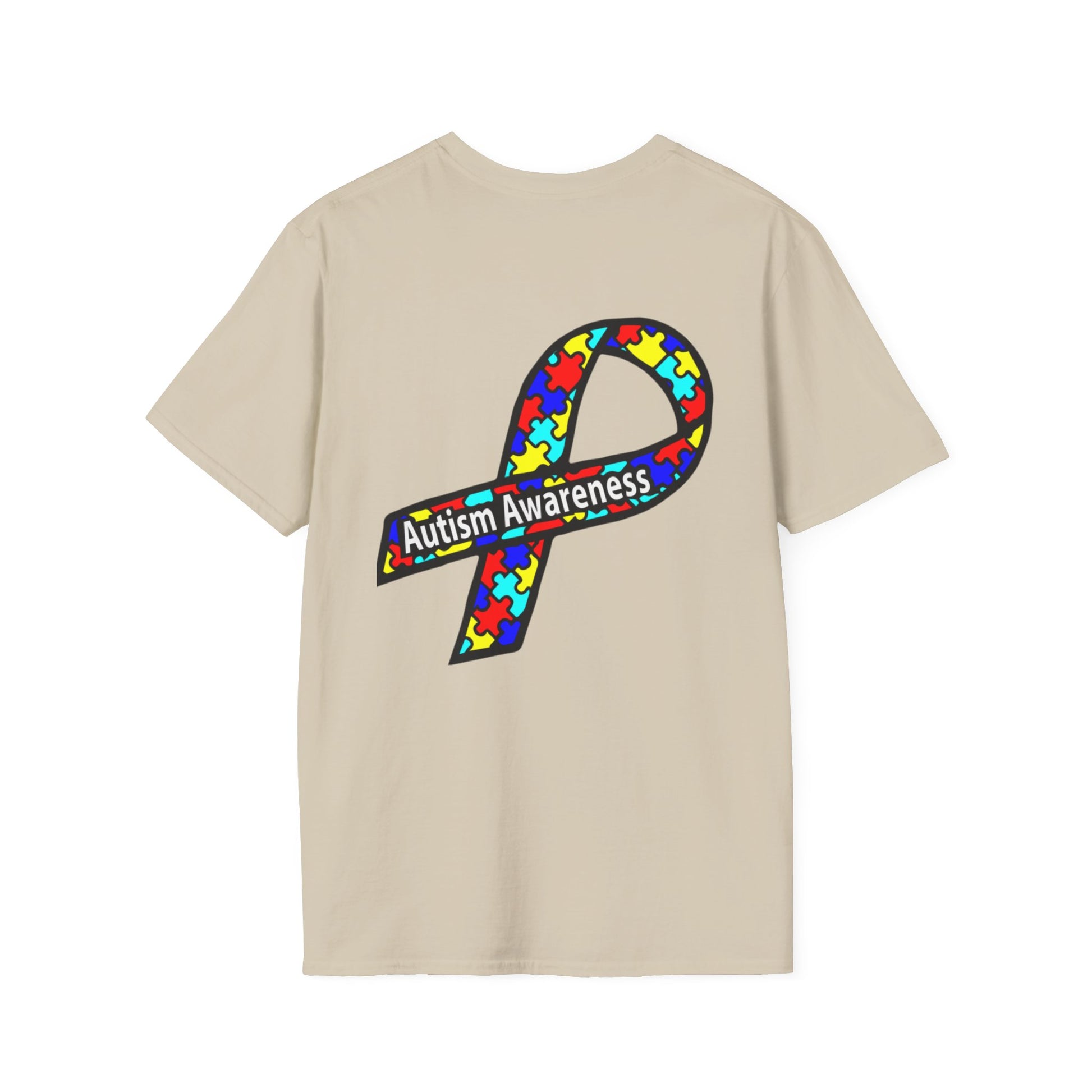 Autism Awareness T-Shirt — Live Love Accept Rainbow Puzzle Ribbon - Ramshackle Shack