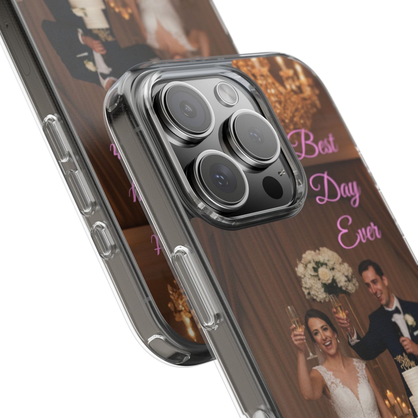 Personalized Clear Impact-Resistant Phone Case — Custom Photo & Message - Ramshackle Shack