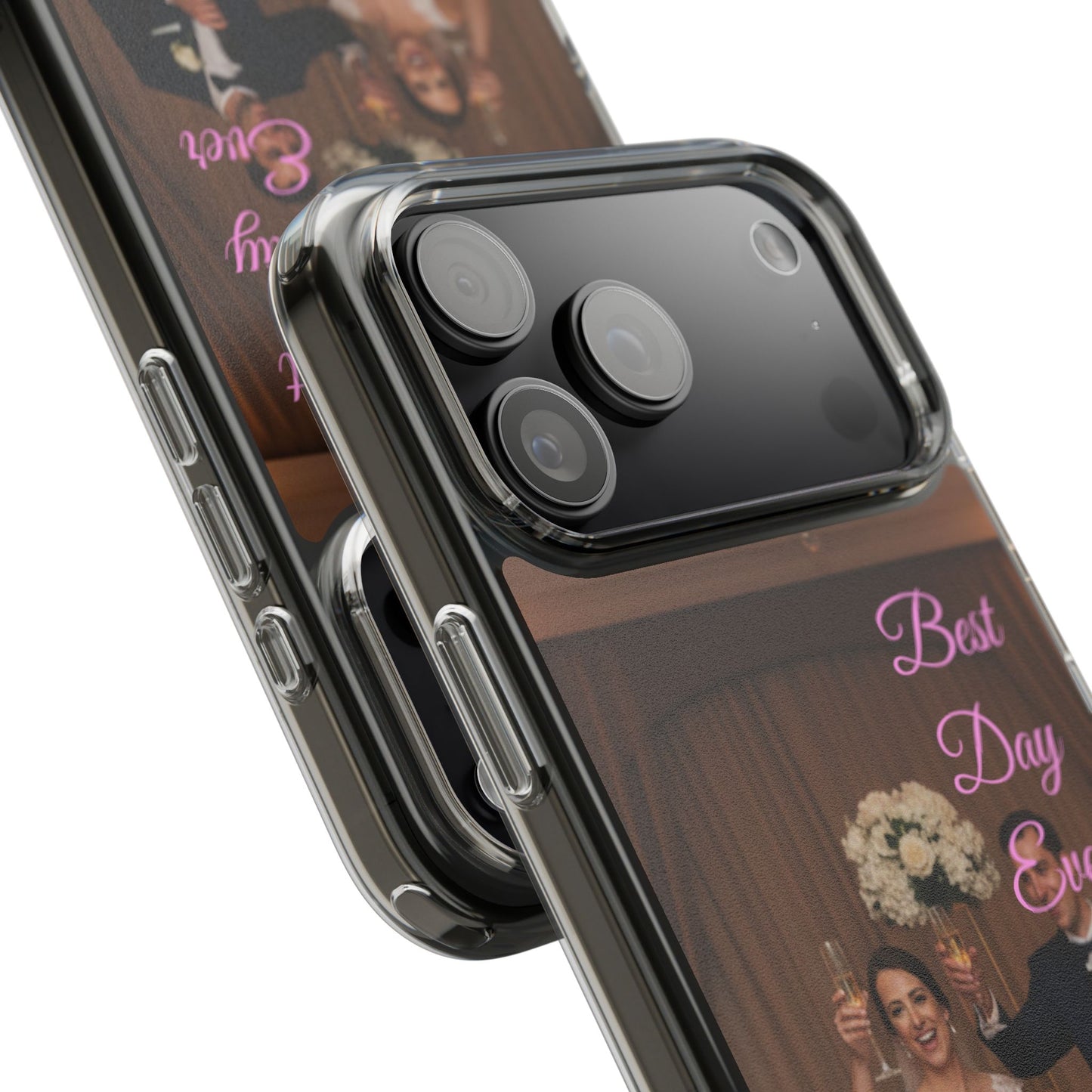 Personalized Clear Impact-Resistant Phone Case — Custom Photo & Message - Ramshackle Shack