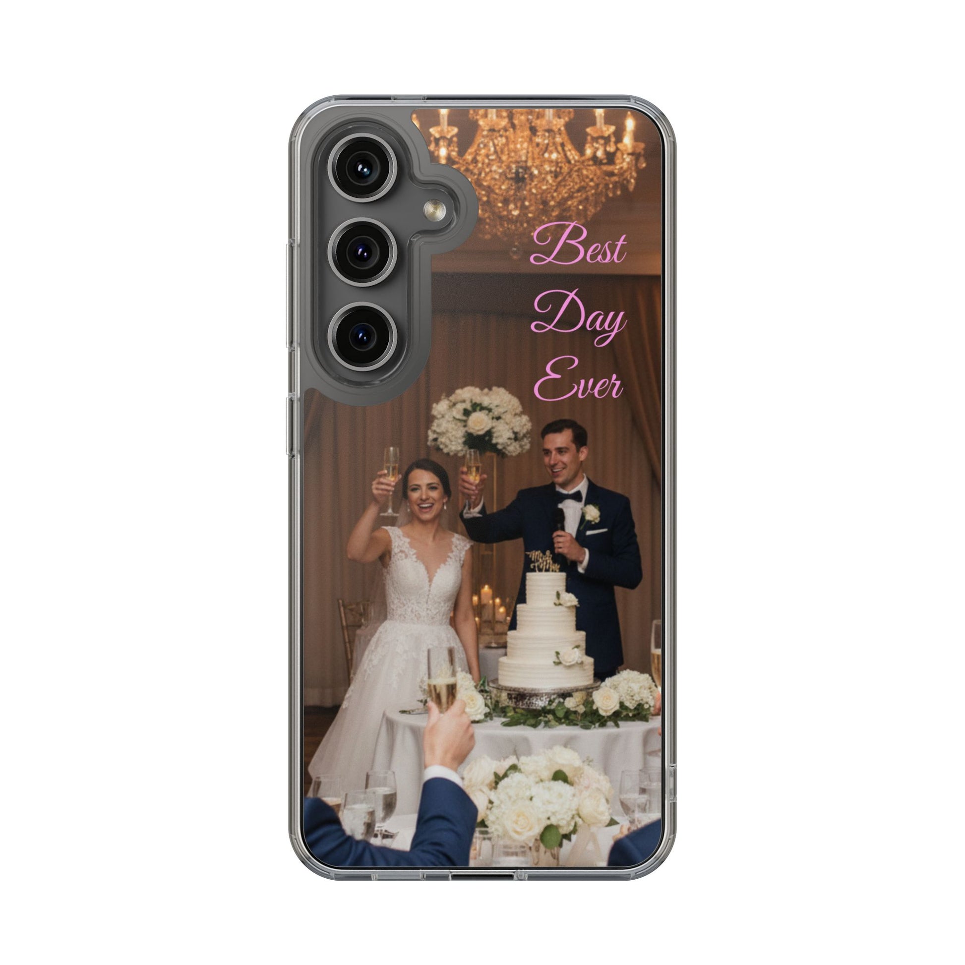 Personalized Clear Impact-Resistant Phone Case — Custom Photo & Message - Ramshackle Shack