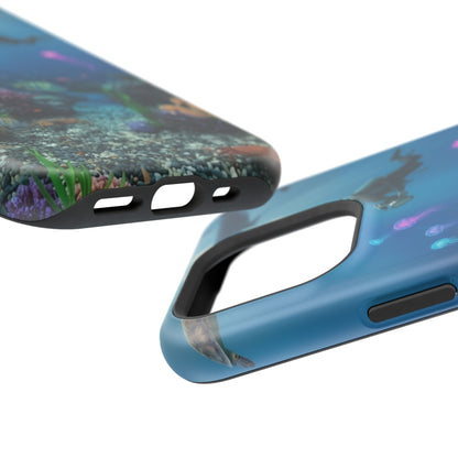 Underwater Diver Phone Case — Magnetic Impact‑Resistant Ocean Design
