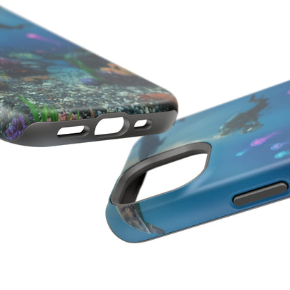 Underwater Diver Phone Case — Magnetic Impact‑Resistant Ocean Design