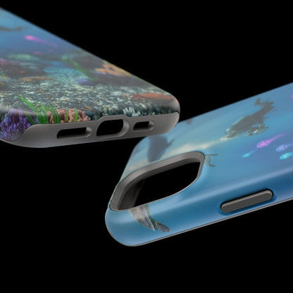 Underwater Diver Phone Case — Magnetic Impact‑Resistant Ocean Design
