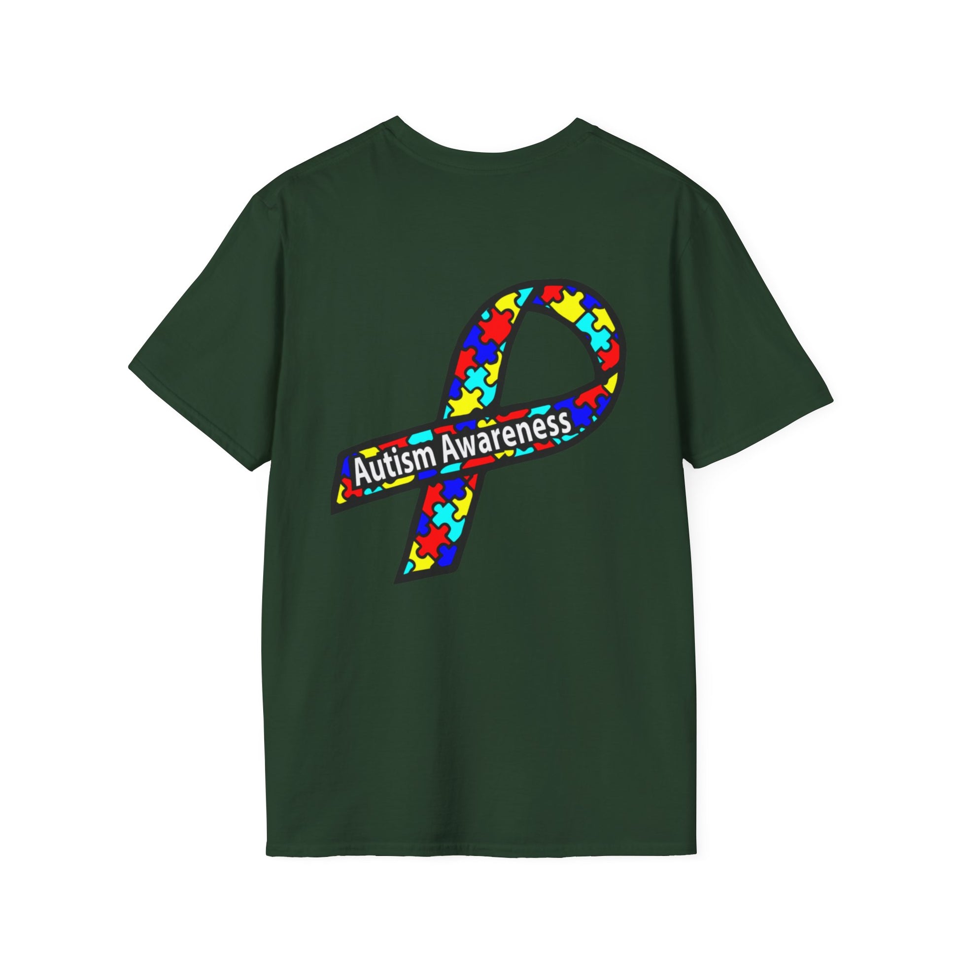 Autism Awareness T-Shirt — "Embrace Our Difference" Puzzle Heart Design - Ramshackle Shack