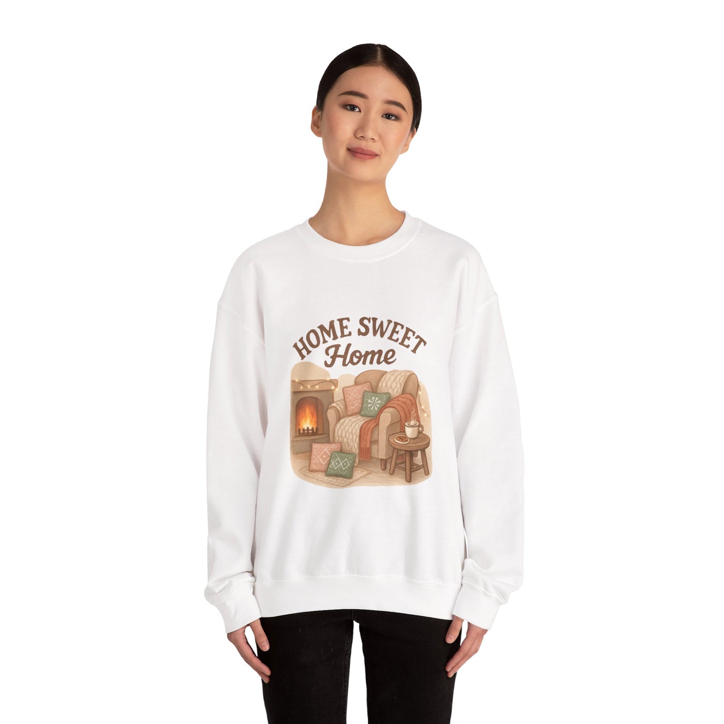 Home Sweet Home Crewneck Sweatshirt — Cozy Welcome Pullover - Ramshackle Shack