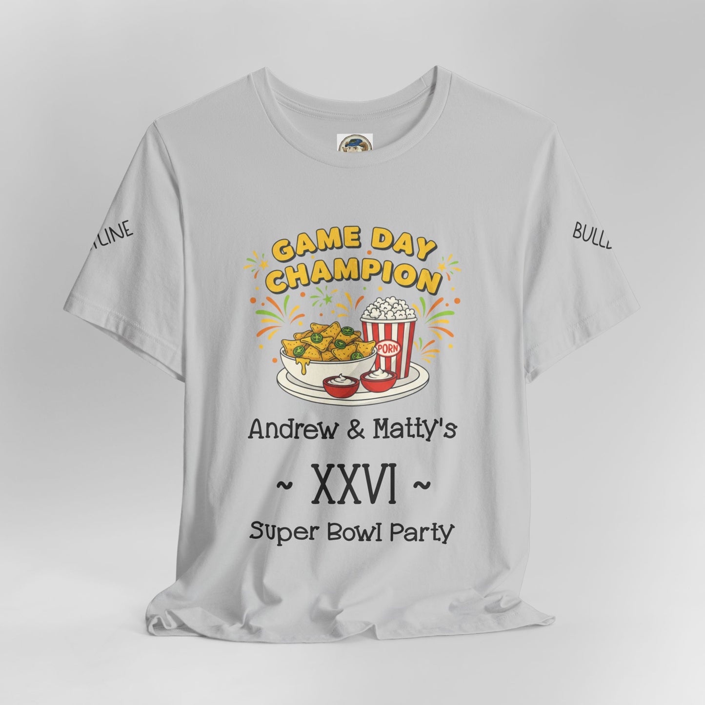 Game Day Champion Tee | Super Bowl Party, Game Day Humor - Ramshackle Shack