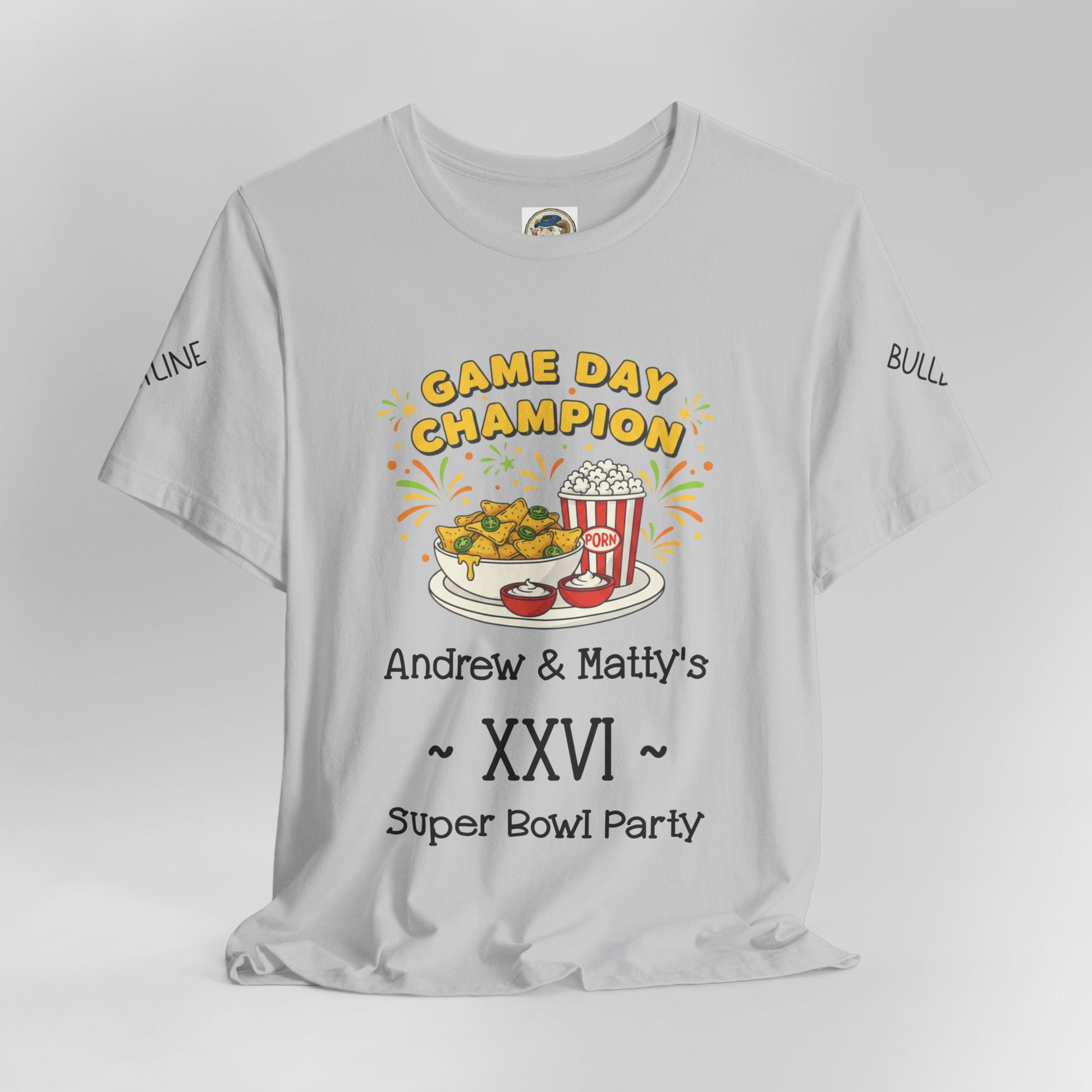 Game Day Champion Tee | Super Bowl Party, Game Day Humor - Ramshackle Shack