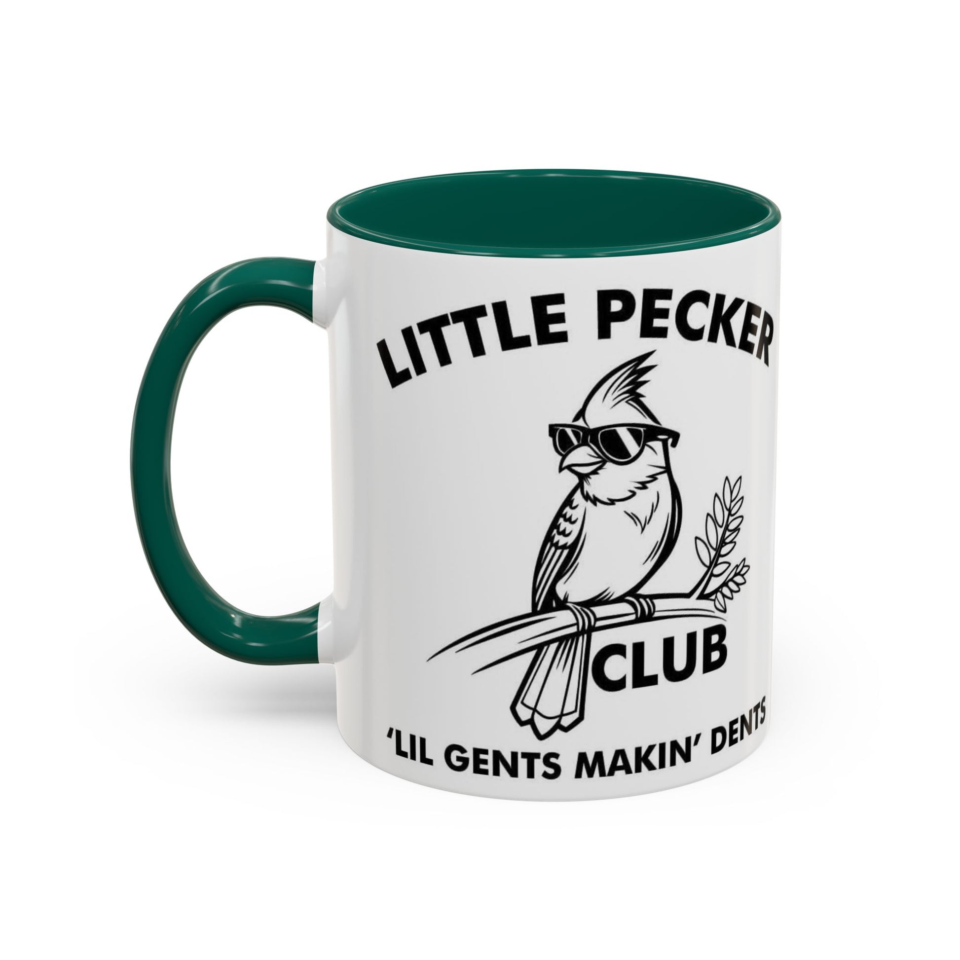 Funny 'Little Pecker Club' Coffee Mug — 11oz/15oz Ceramic Novelty Cup - Ramshackle Shack