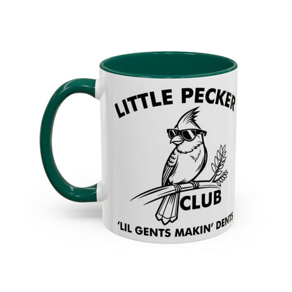 Funny 'Little Pecker Club' Coffee Mug — 11oz/15oz Ceramic Novelty Cup - Ramshackle Shack