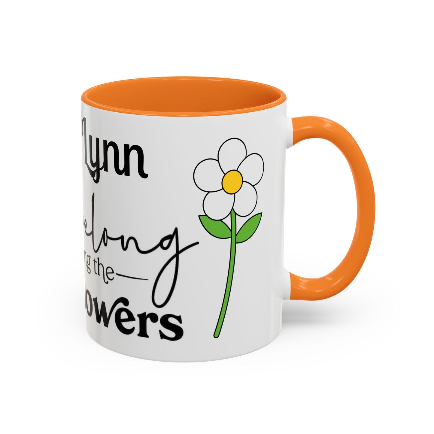 You Belong Among the Wildflowers Daisy Mug — Custom Name Colorful 11oz & 15oz - Ramshackle Shack