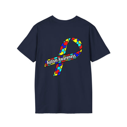 Autism Awareness T-Shirt — "Embrace Our Difference" Puzzle Heart Design - Ramshackle Shack