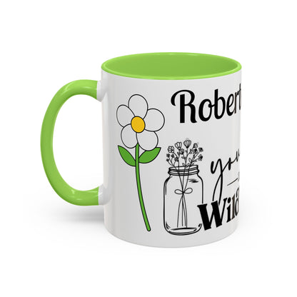 You Belong Among the Wildflowers Daisy Mug — Custom Name Colorful 11oz & 15oz - Ramshackle Shack